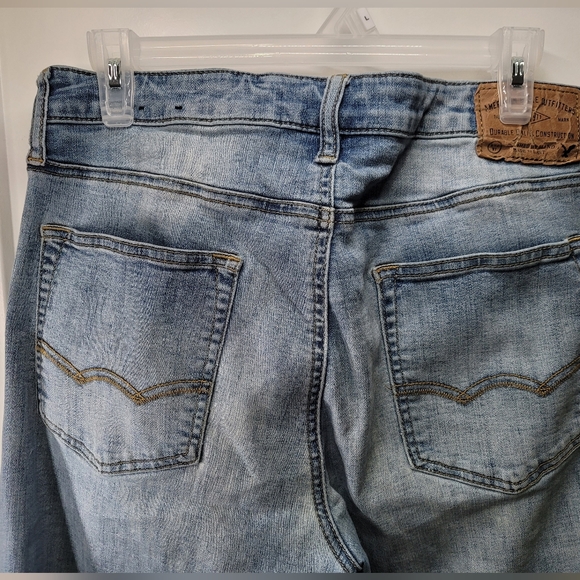 Men 34 x 34 - American Eagle - 360 Extreme Flex / Original Straight Denim Jeans - Picture 5 of 5